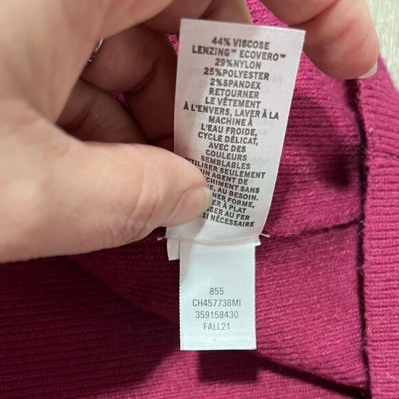 Chelsea28 Cold Shoulder Sweater Dress Women’s Size Large - Picture 13 of 16